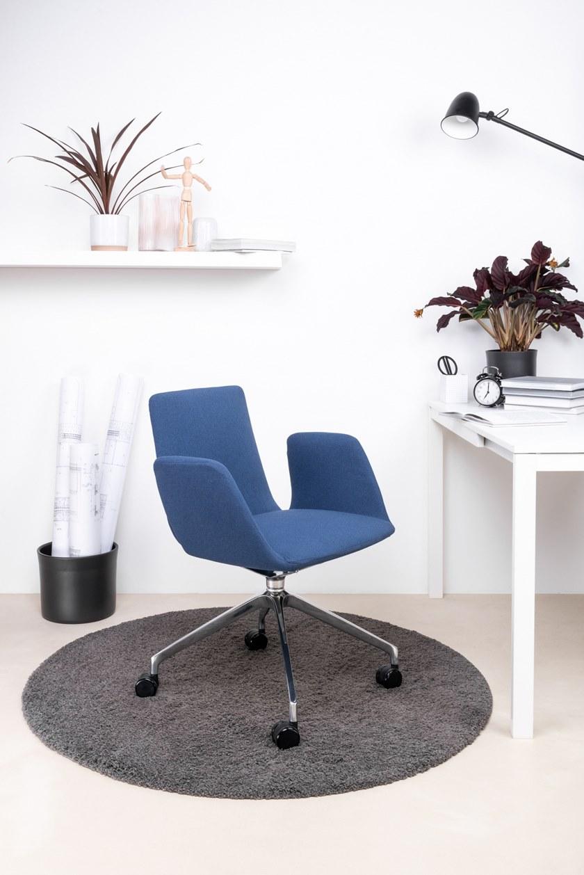 LD Seating Офисное кресло из ткани с колесами на козелке Harmony modern 870-f75-n6 - Вид №3