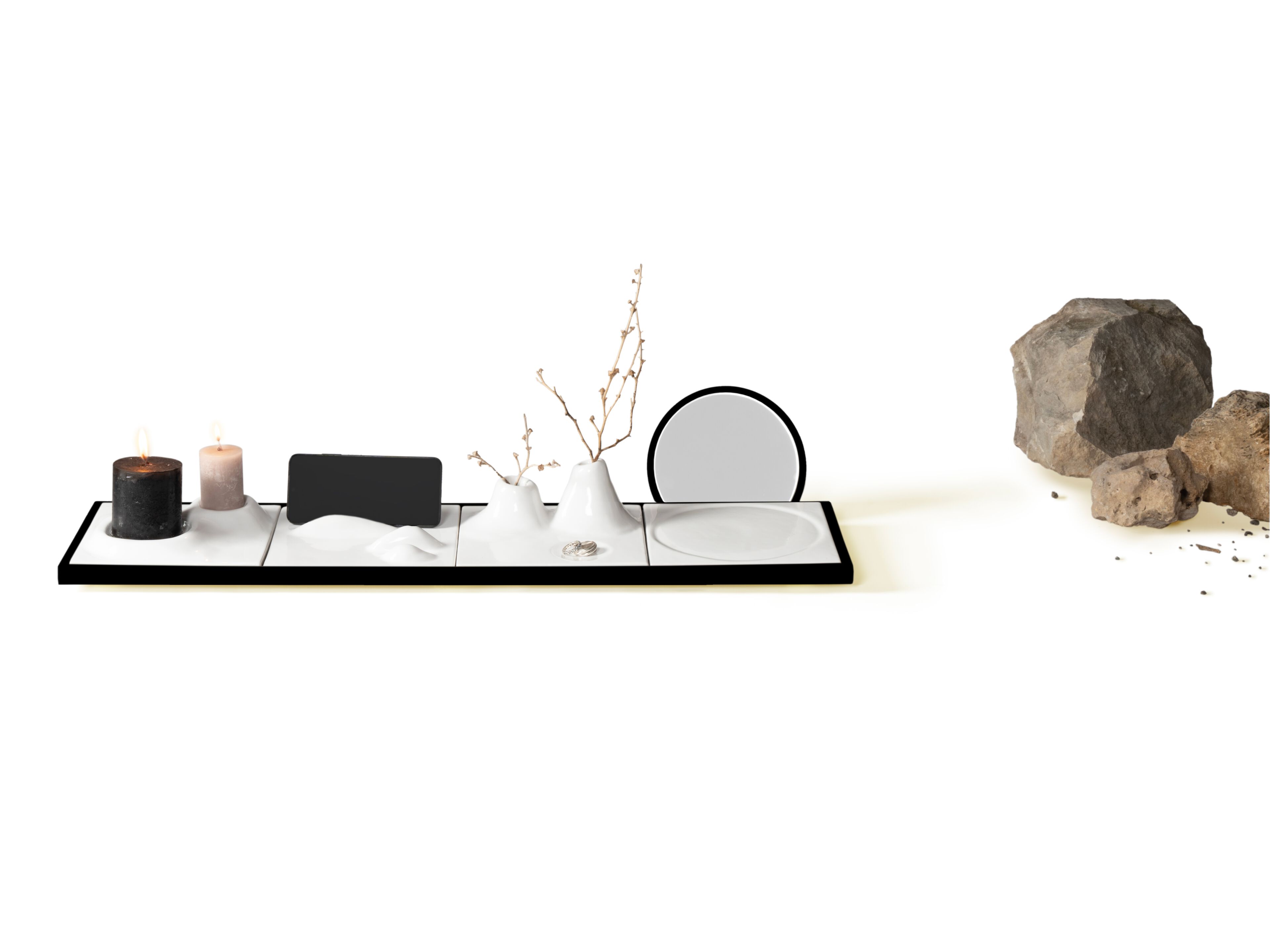 Настольное зеркало из МДФ Orografie MISGUARDO ARCH-00018569 - Вид №1