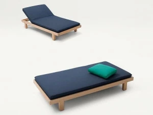 Paola Lenti Лежащая кедровая кушетка Toku