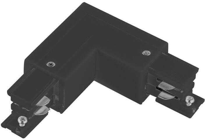 WSO 28BL black Соединитель угловой левый Italline WSO трехфазный