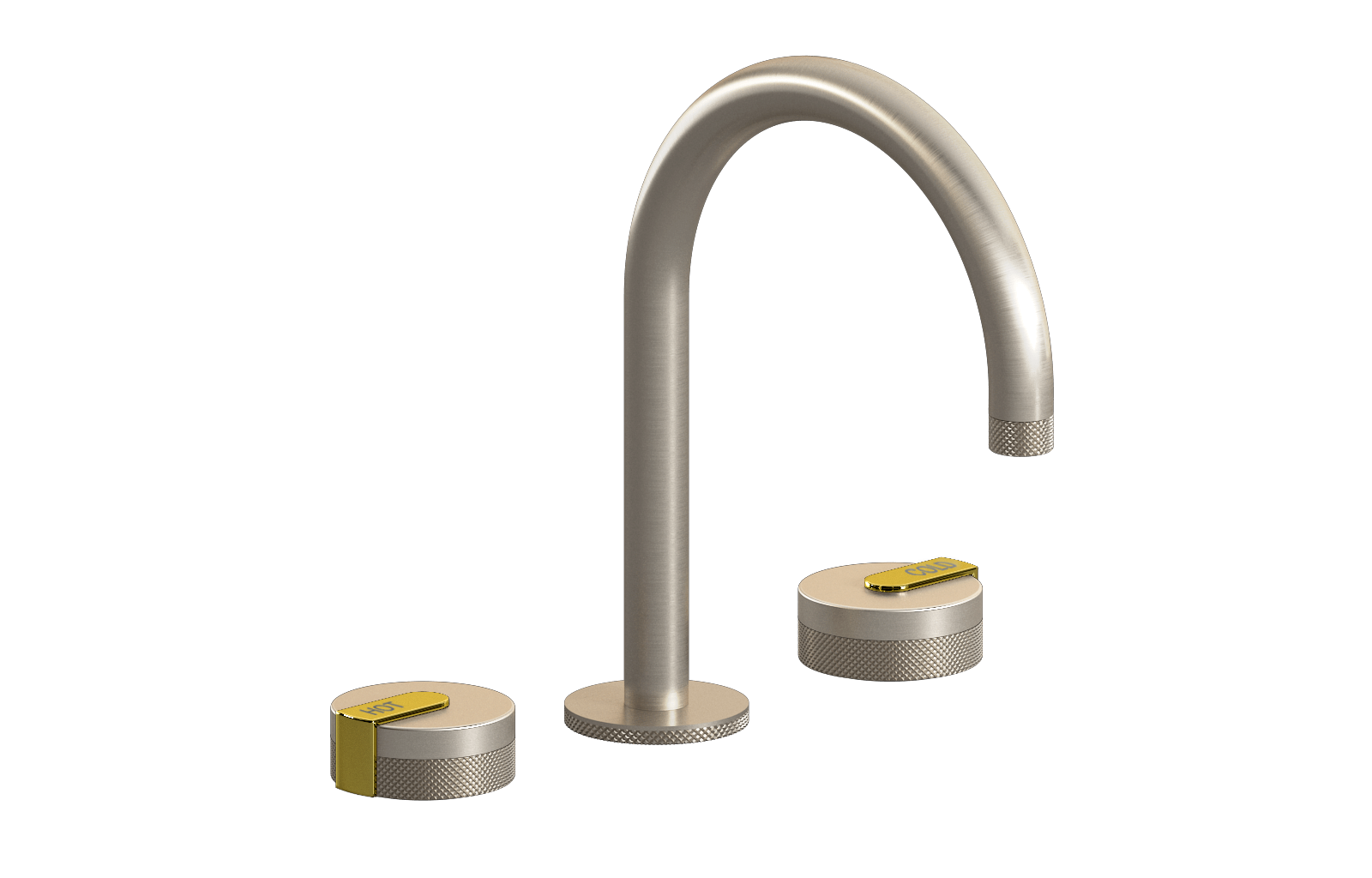 E-11512-R1BNi-L1PB-BNi Смеситель для умывальника на 3 отвертия GRAFF MOD+