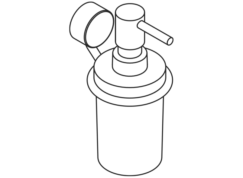 815.06.11365 Мыло или с держателем HEWI Desinfektionsmittelspender  - Вид №2