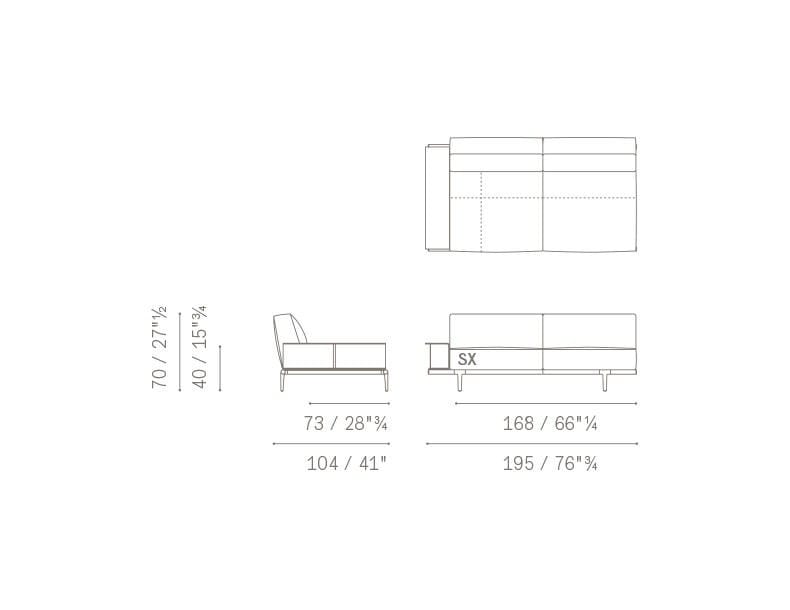 Ткань диван Poltrona Frau коллекция-диваны и кресла ARCH-00009449 - Вид №23