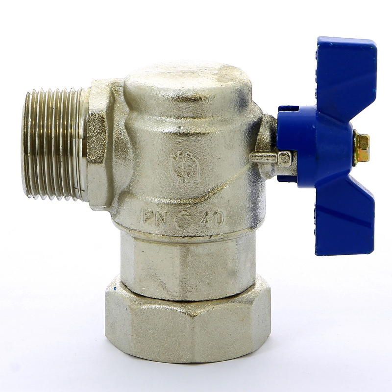 Кран шаровой НВ угловой EVOLUTION бабочка F.I.V. 1"х1"1/4 FIV 6777R085 - Вид №4