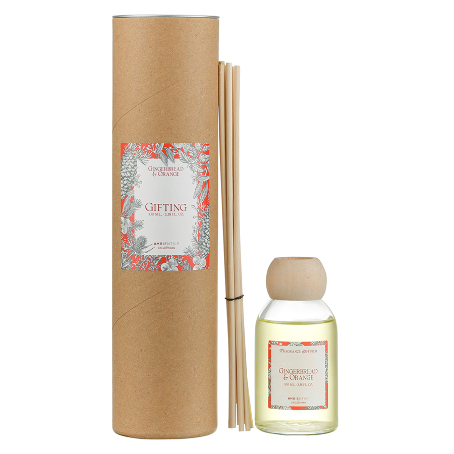 MK100GBTO Диффузор ароматический gifting, Имбирное печенье, 100 мл Ambientair 