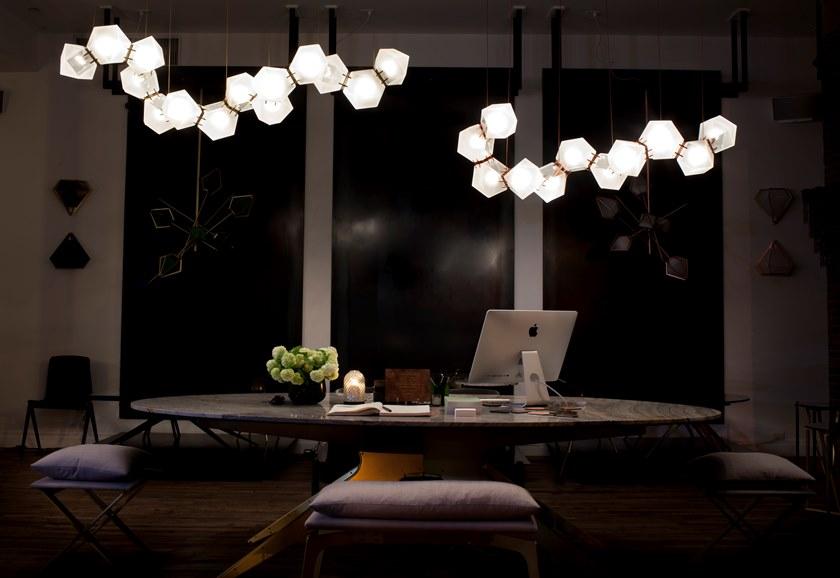 GABRIEL SCOTT Светодиодная подвесная лампа из дутого стекла Welles sun-id-1388442 - Вид №11