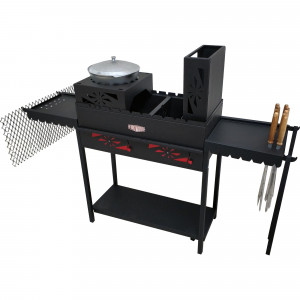 83502293 Мангал Firewood Thermos 35x114x165 см