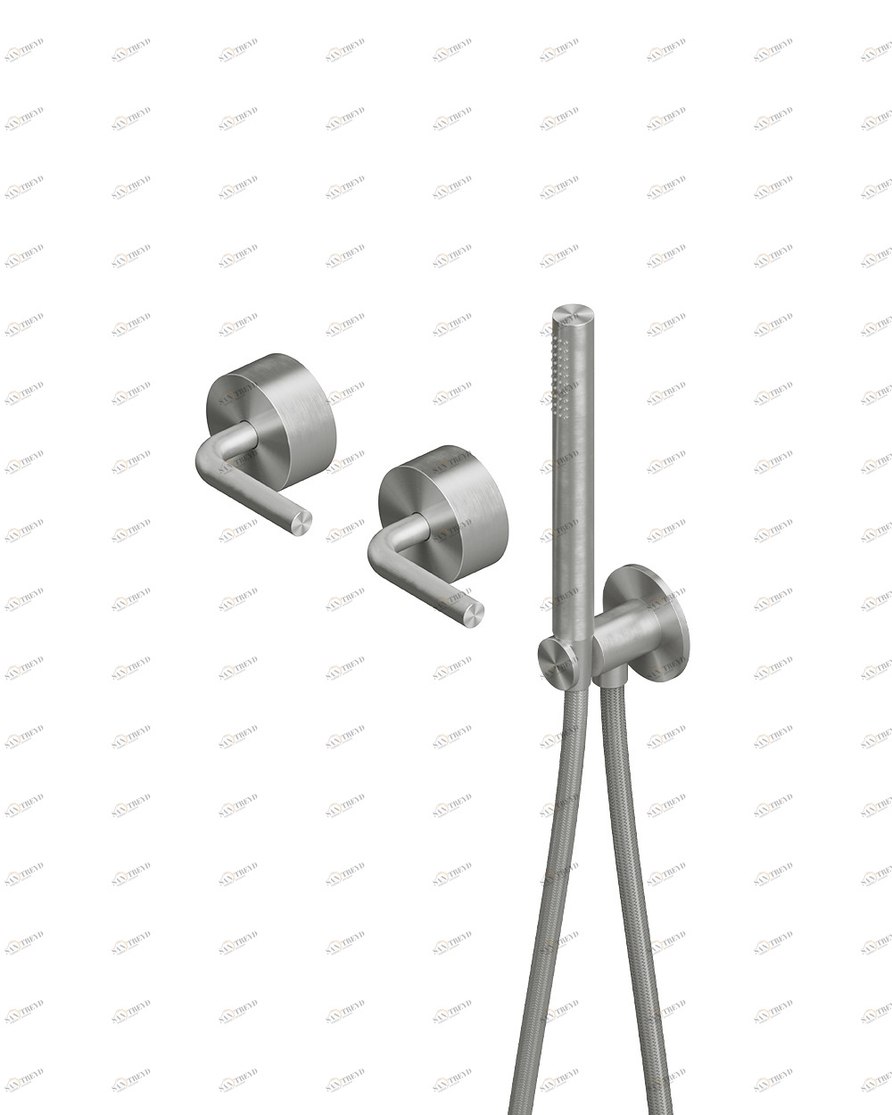 Лево. 14 68. Настенный смеситель для Sh. Quadrodesign LEVO