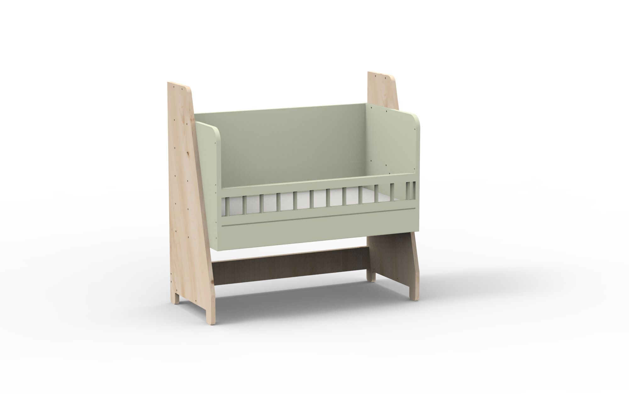 Лакированная деревянная кровать для сна Mathy by Bols ASYMETRY ARCH-00052185 - Вид №48