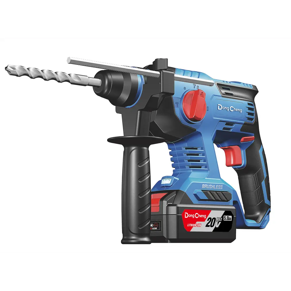 Перфоратор аккумуляторный SDS-plus Dongcheng DZC22, 20 В Li-ion 2x4 Ач STLM-2070143