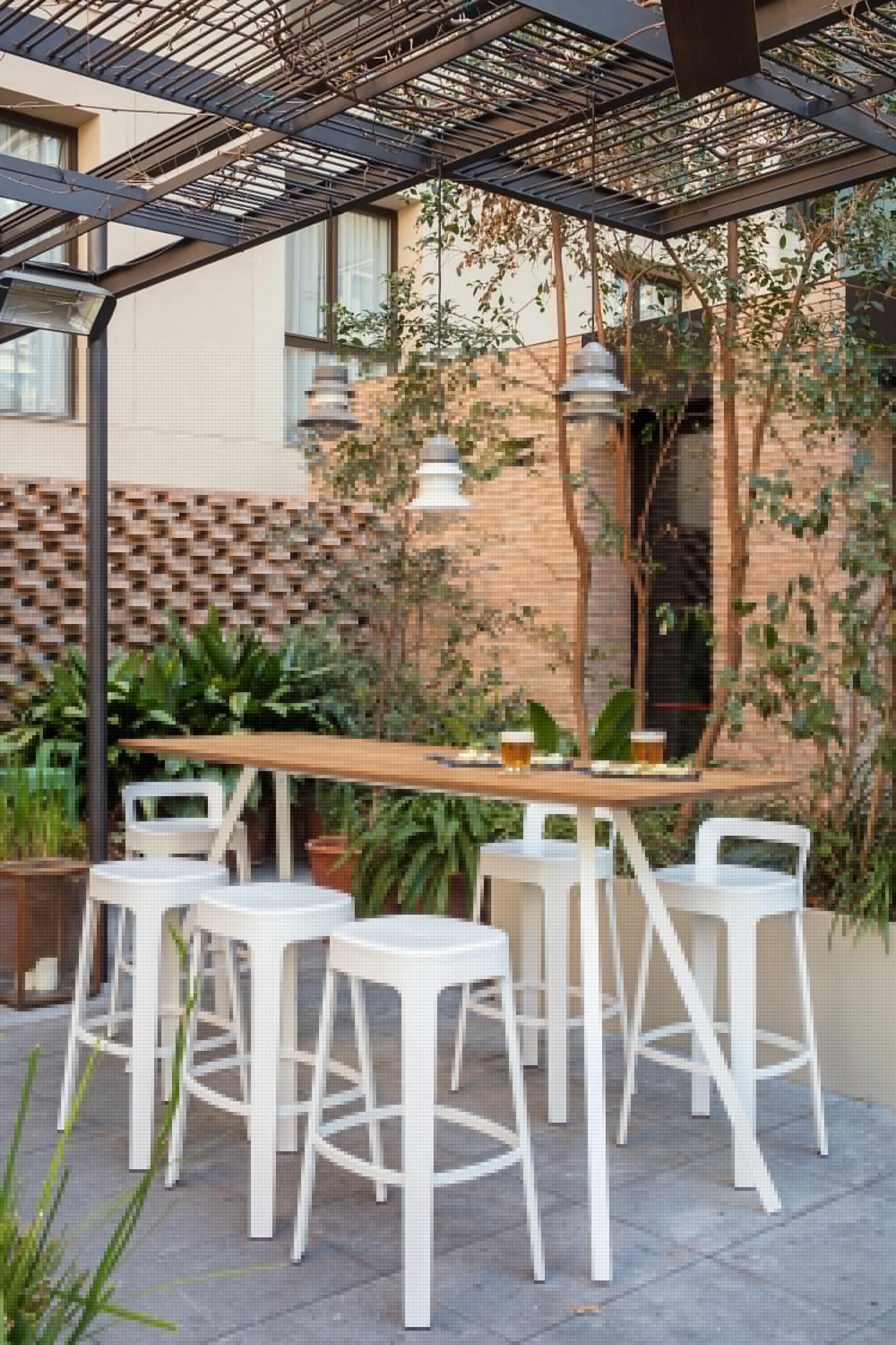 Высокий стальной барный стул RS Barcelona OMBRA ARCH-00024296 - Вид №8