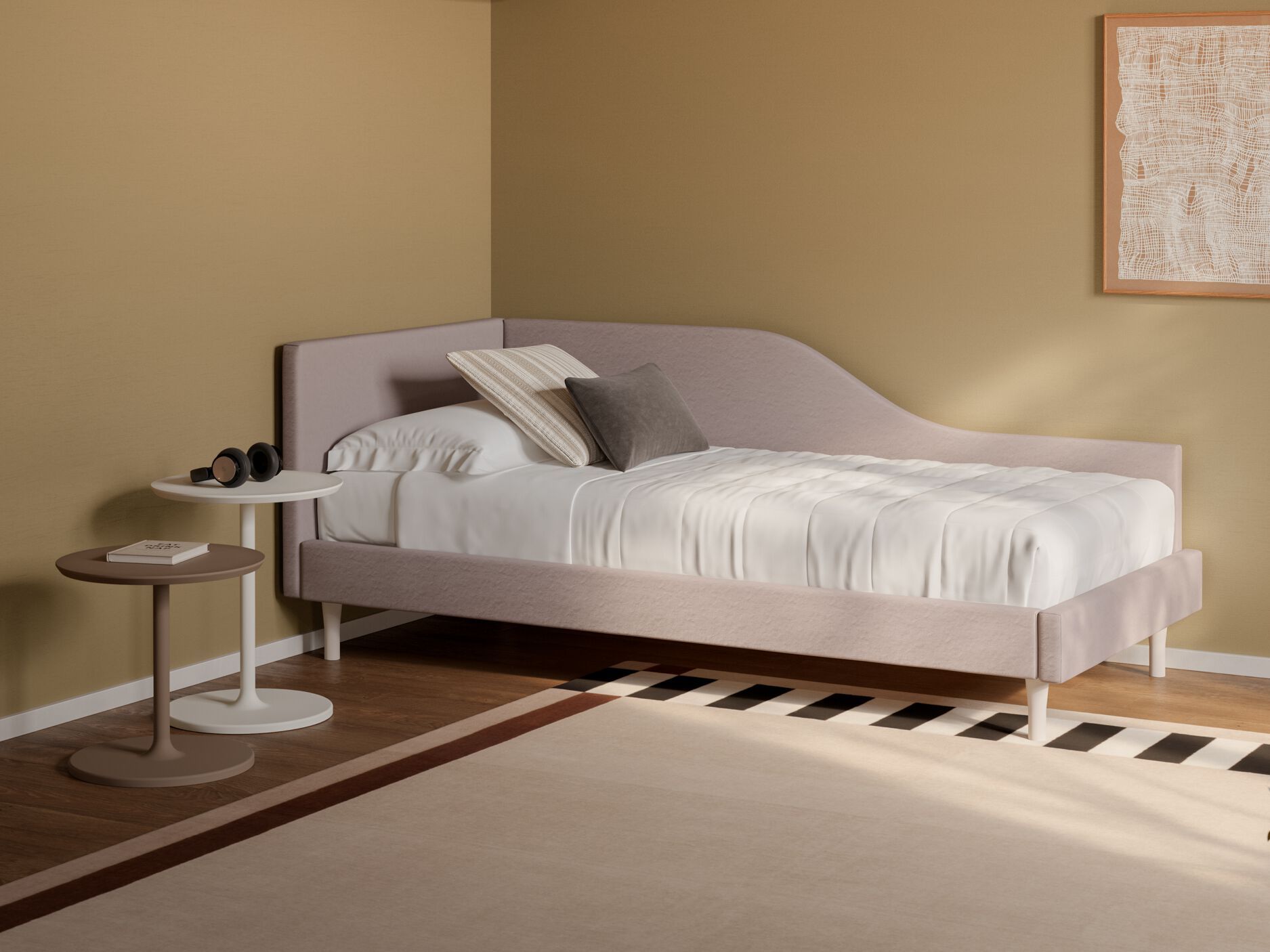 Мягкая односпальная кровать Twils Be-Max ARCH-00013659