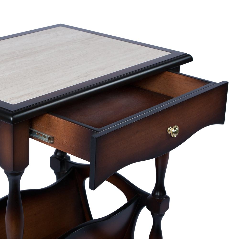 16005 Стол Оникс 5 Орех BOGACHO 4627138230886 - Вид №1