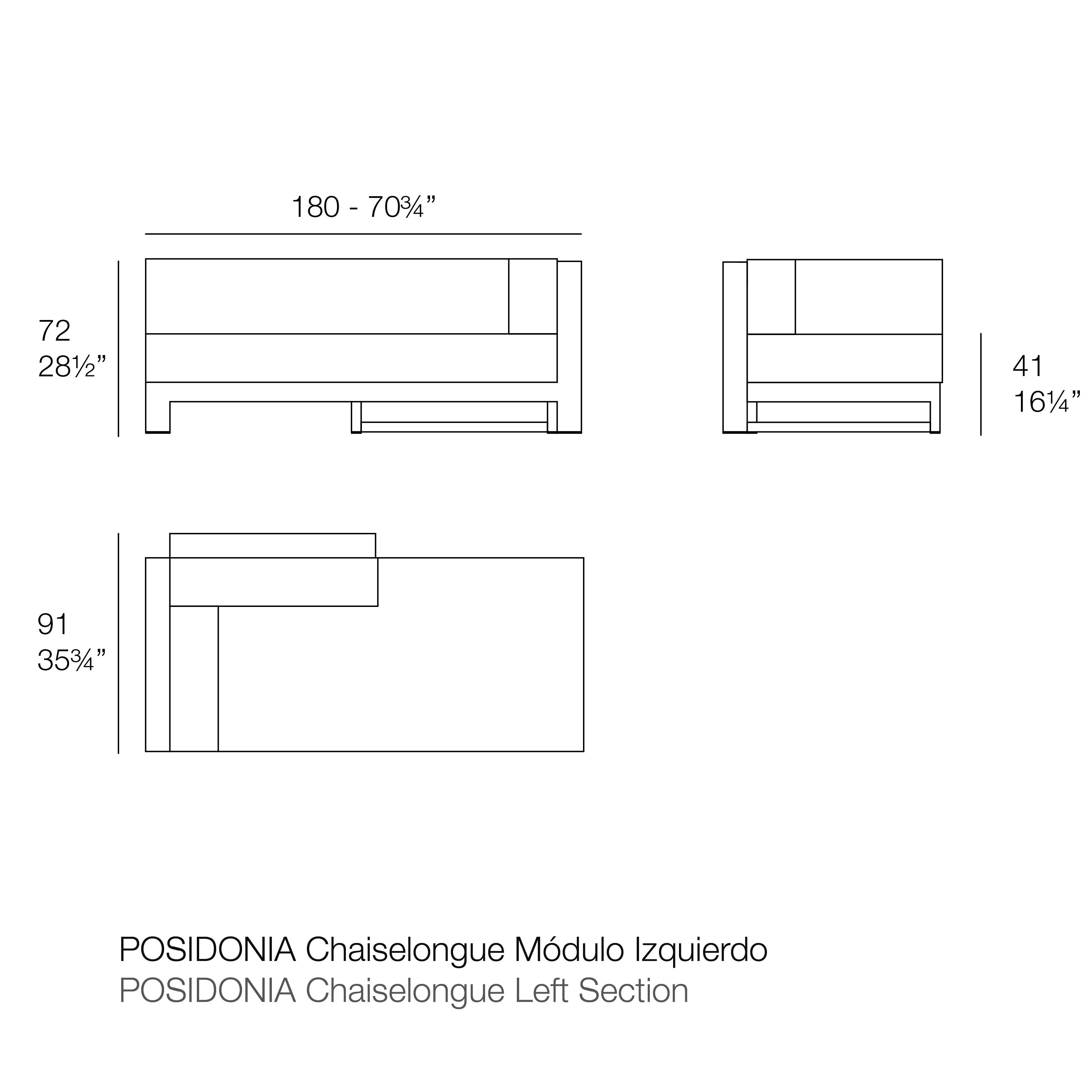 Ткань сад диван Vondom Posidonia ARCH-00099836 - Вид №10