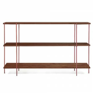 Стеллаж металлический медный, американский орех Florian copper INTELLIGENT DESIGN  260759 Коричневый;медный