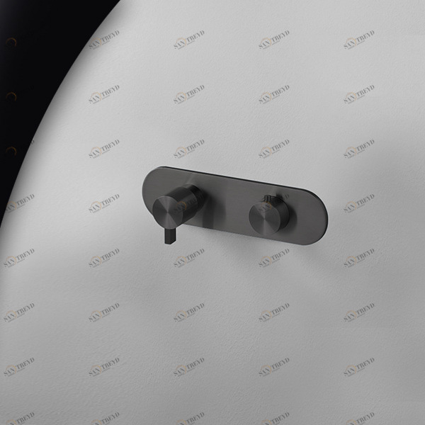 Термостат для душа карбон TOOX Radomonte TXQ53C