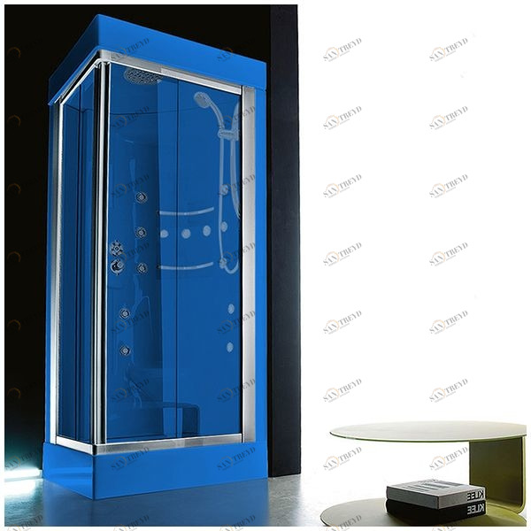 Душевая кабина Gruppo treesse Acquazzurra 72 STI-B7576S-G белая с гидромассажем угловая левая STIB7576SG