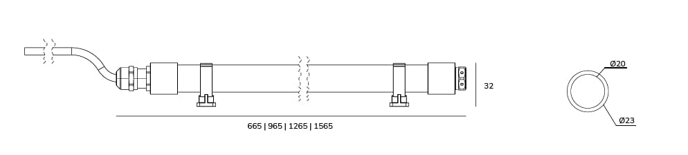 Линейный профиль для наружного поликарбоната с системой RGB Exporlux REGULED TP SL ARCH-00039378 - Вид №4