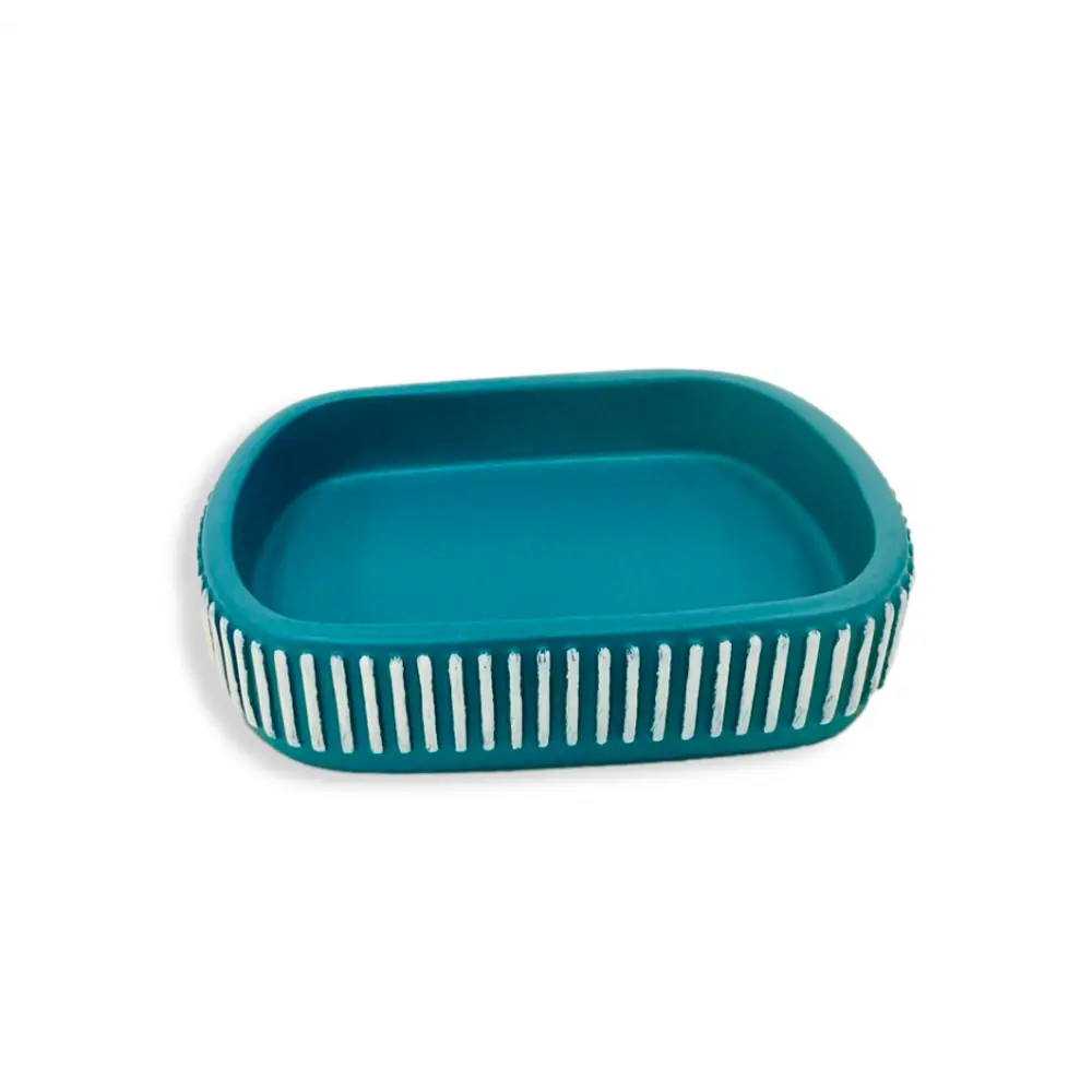 Мыльница Primanova Ocean — стильный аксессуар для ванной в синем цвете 89381078 STLM-1580682