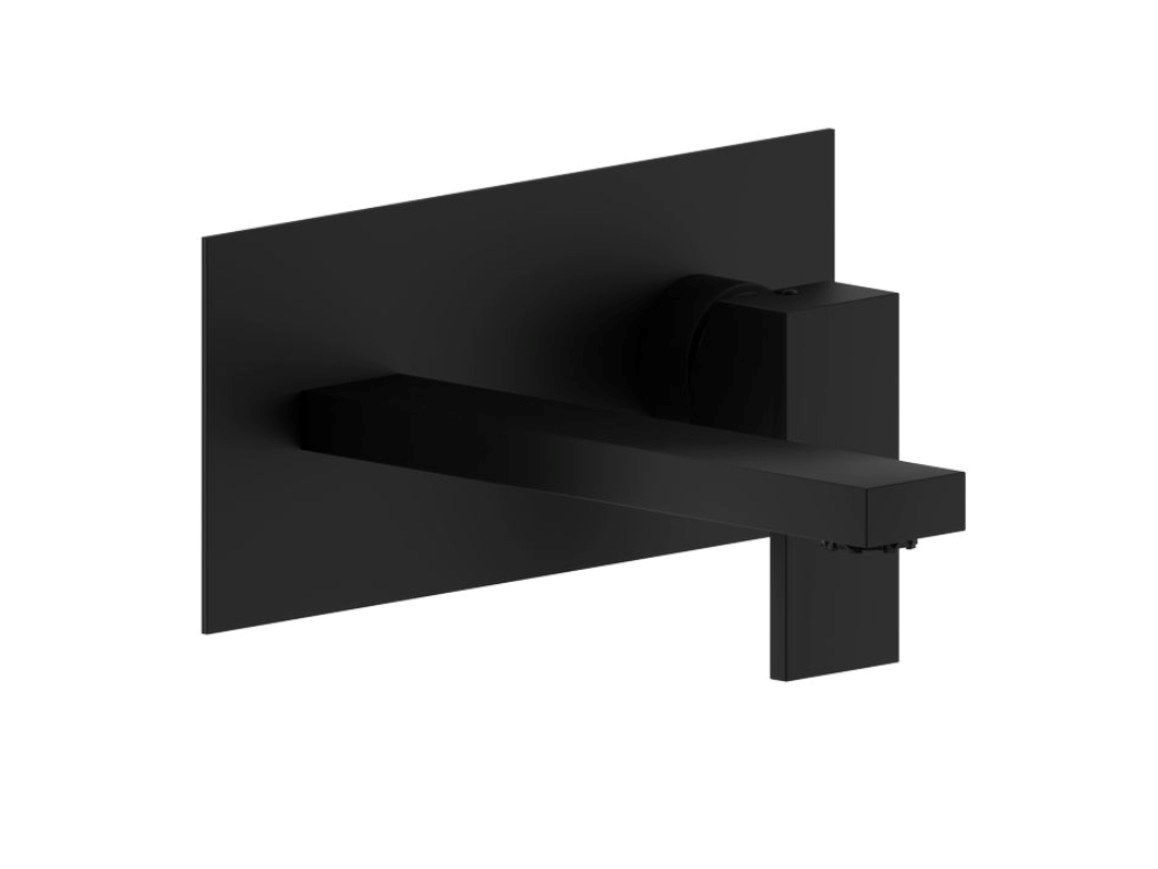 Однорычажный настенный смеситель для раковины Ercos Италия R Nero ARCH-00079679