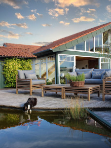 Гостиная деревянный сад набор