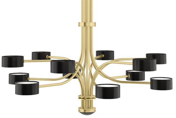 FRATO Подвесной светильник прямого света из латуни  Flf010013aad  - Вид №2