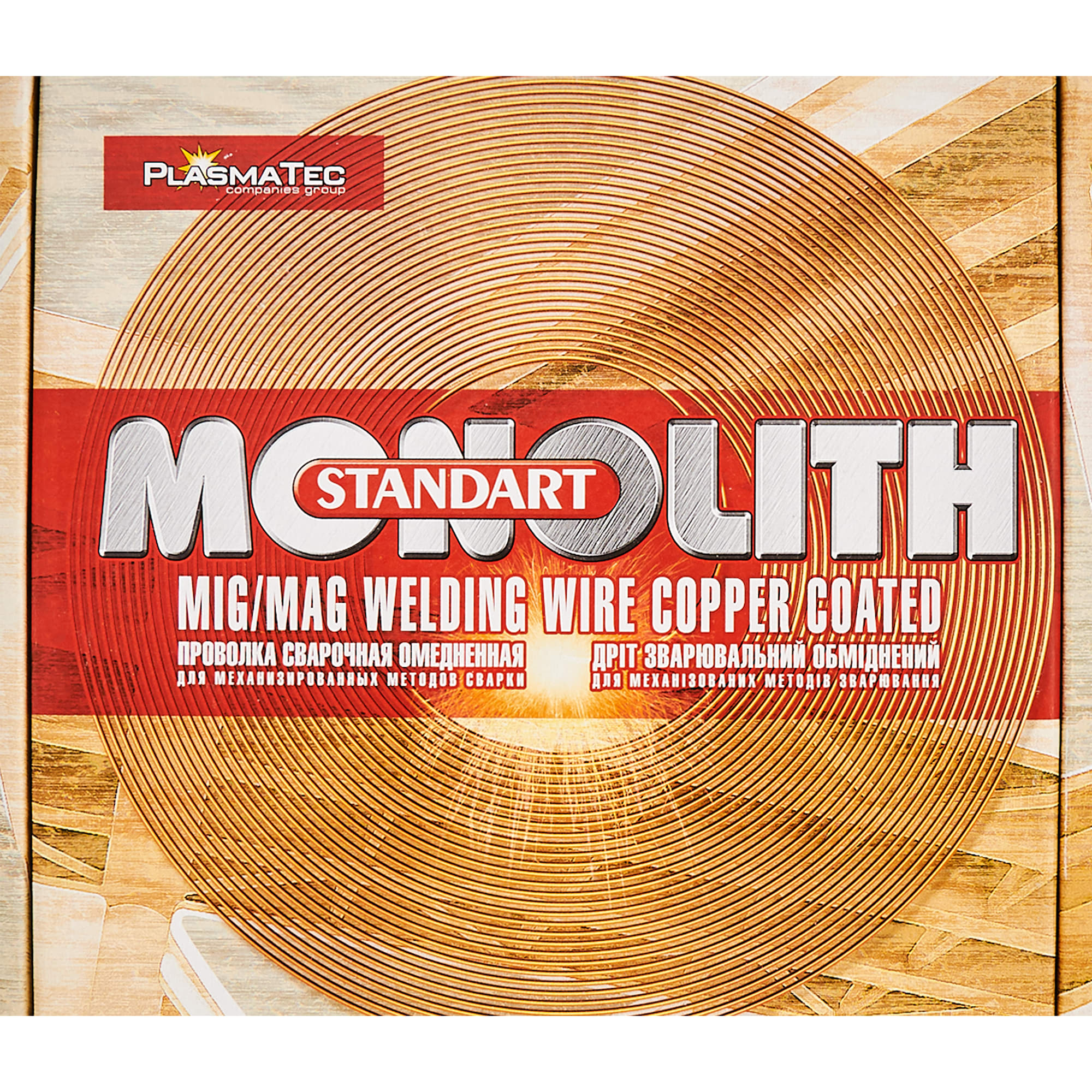 84838076 Проволока сварочная Монолит СВ-08Г2С/G4Si1 1 мм 4 кг Santreyd  - Вид №2