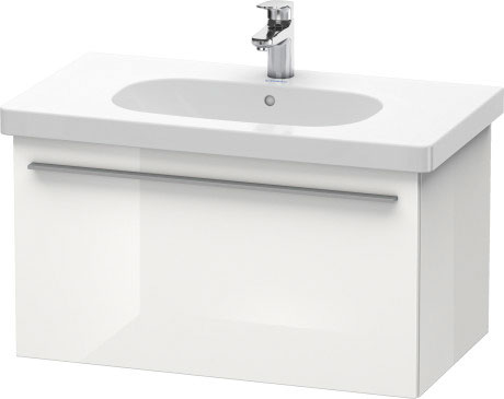 XL604804949 X-Large Тумбочка подвесная Графит матовый, декор Duravit - Вид №2