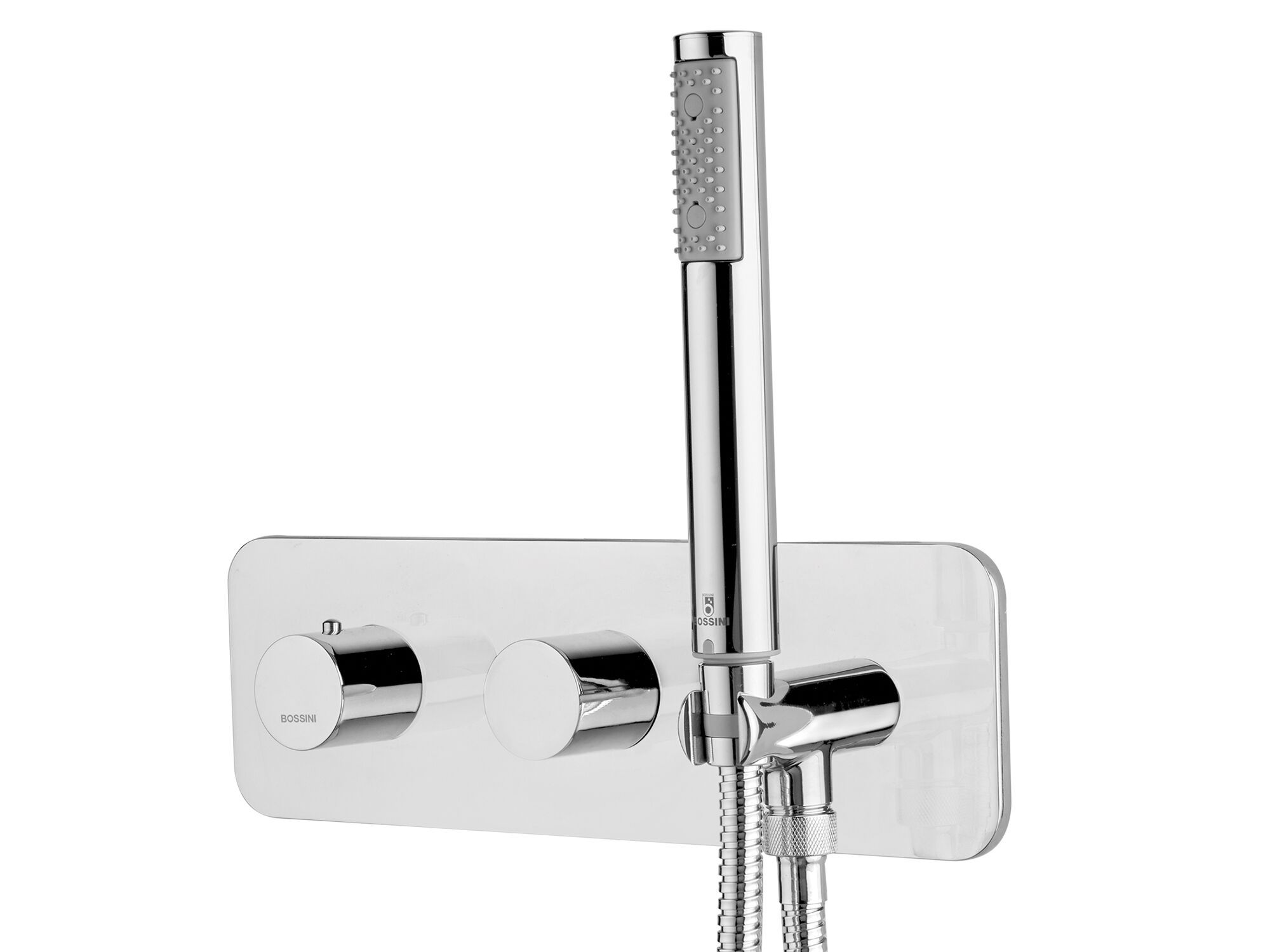 Хромированный латунный термостатический смеситель для ванны с ручным душем Bossini Teo ARCH-00150863 - Вид №1