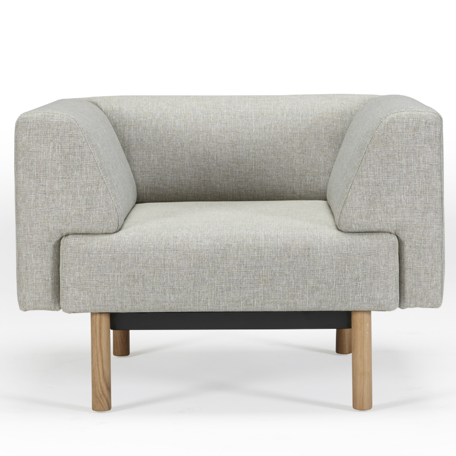 Кресло Ebeltoft, лакированный дуб, темно-песочное Kragelund 21001202244 - Вид №1