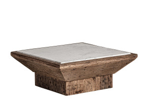 Квадратный Сосновый журнальный столик
