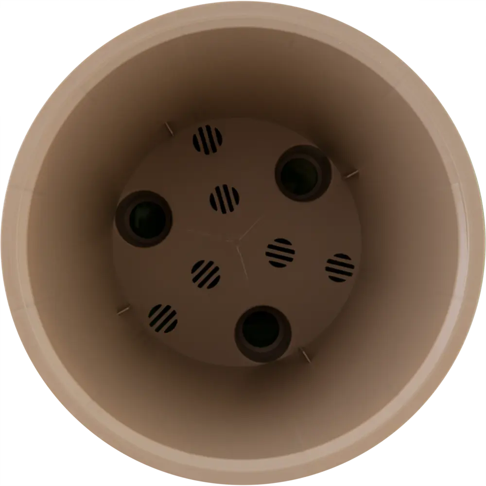 Горшок цветочный Ingreen London ø23 h20.8 см v5 л пластик оливковый STLM-2017608 - Вид №1