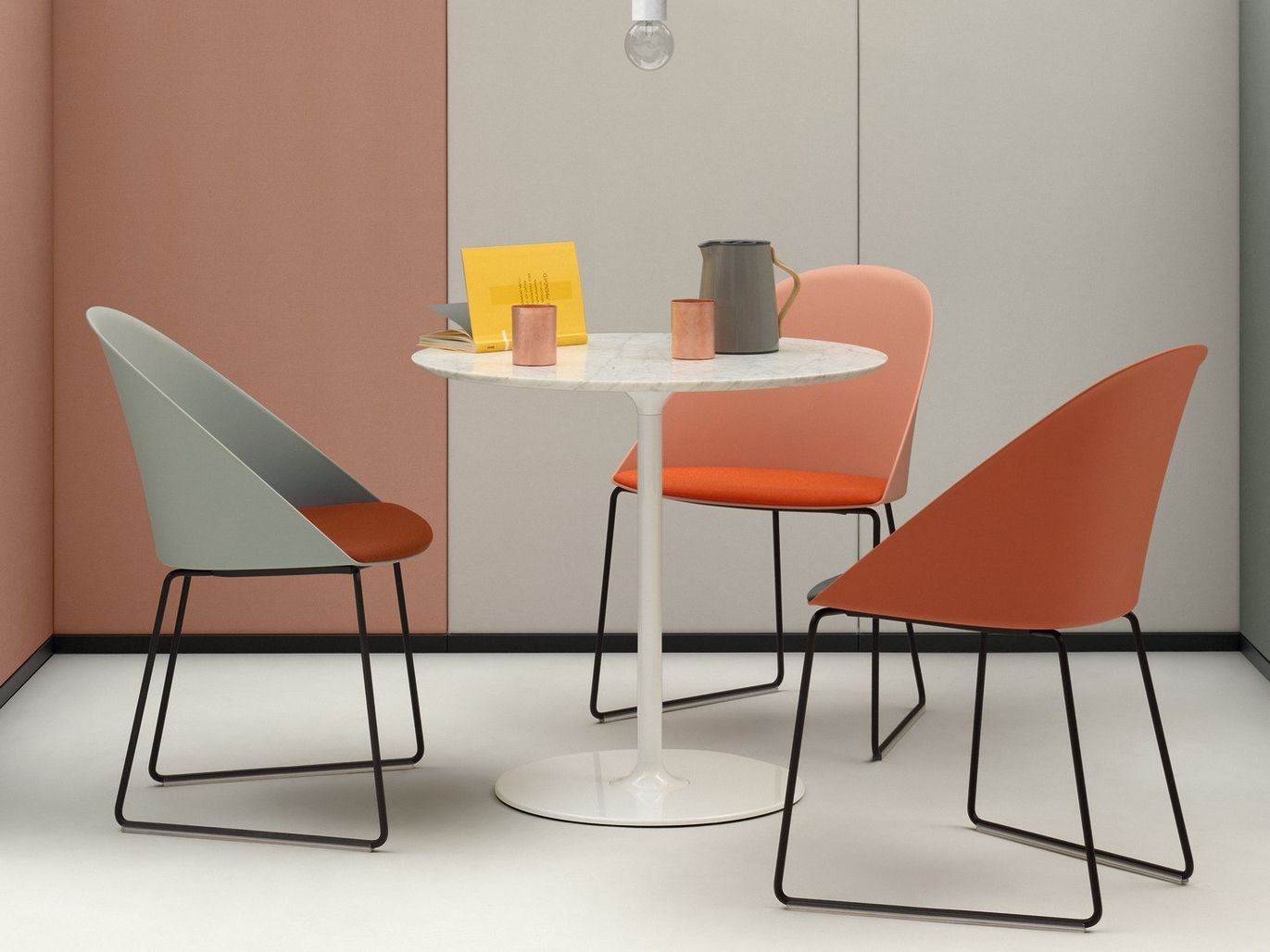 Круглый мраморный стол Arper Dizzie ARCH-00076461 - Вид №1