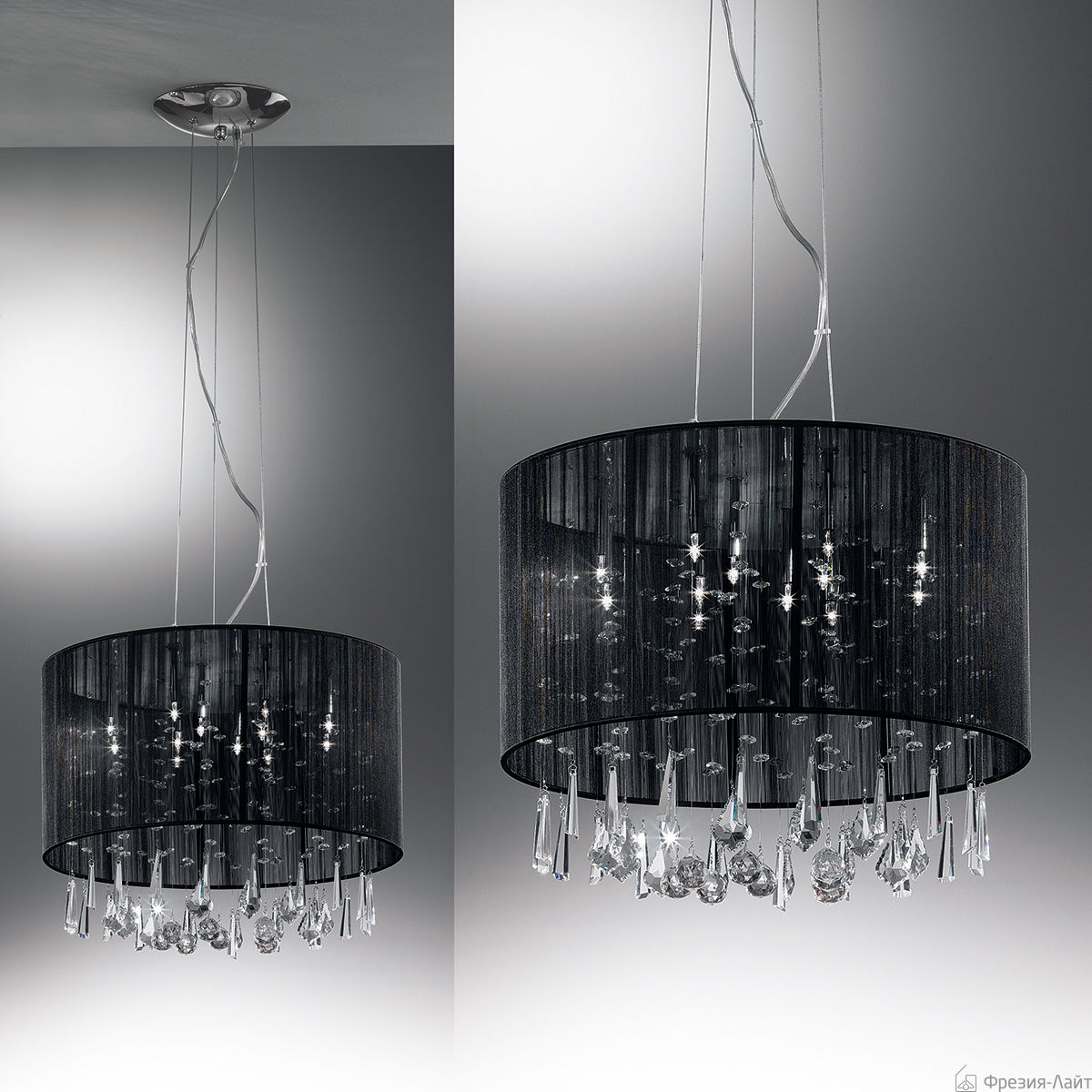 Orion HL 6-1481/12 подвесной светильник черный 73272