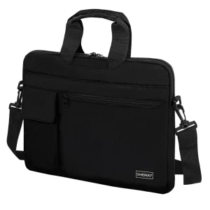 91865828 Сумка портфель HEIKKI Novation 38x28x3 см с отделением для ноутбука полиэстер цвет черный STLM-1413690