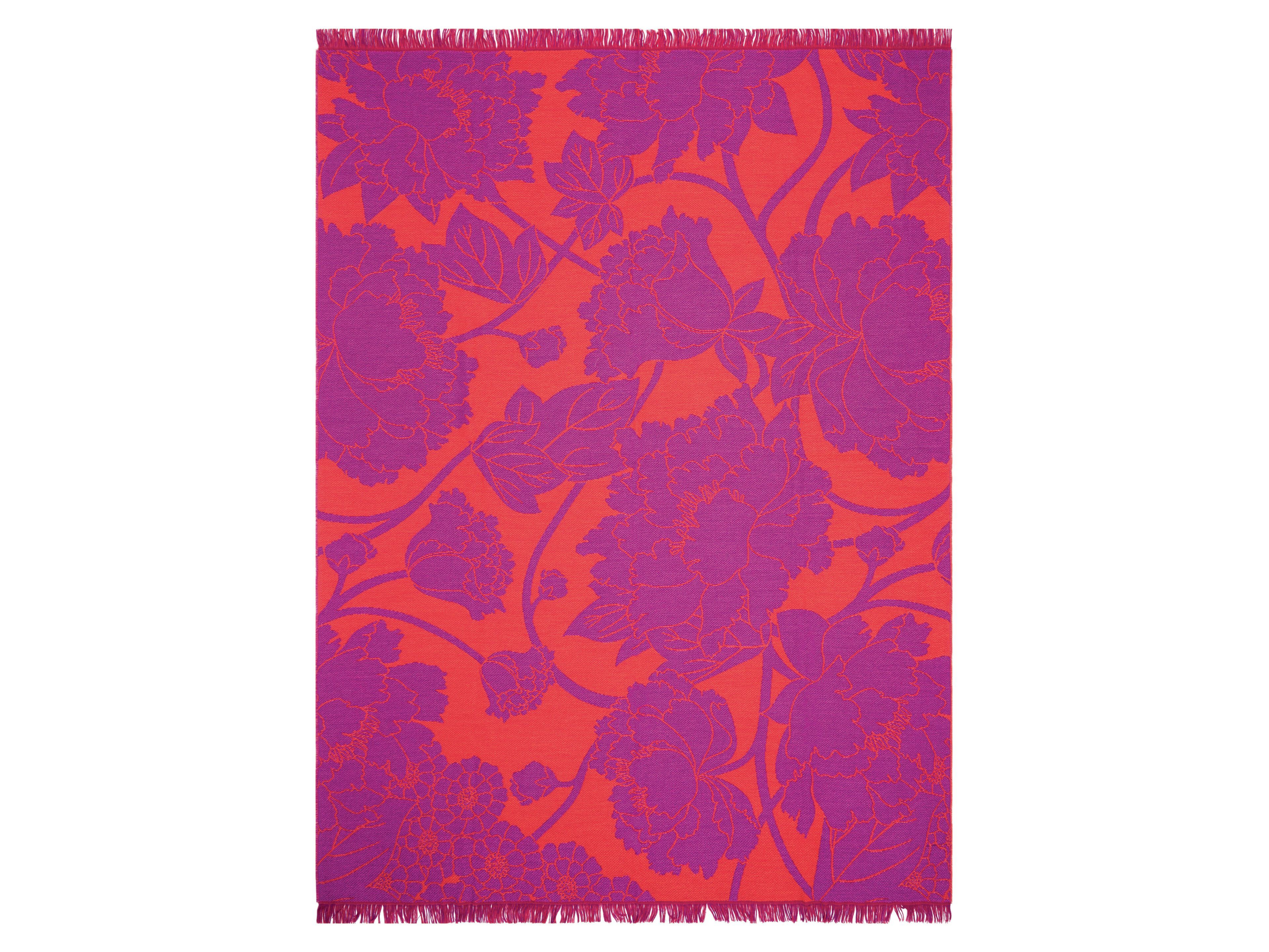 Жаккардовый плед с цветочными узорами K-3 Hana Pop ARCH-00095799