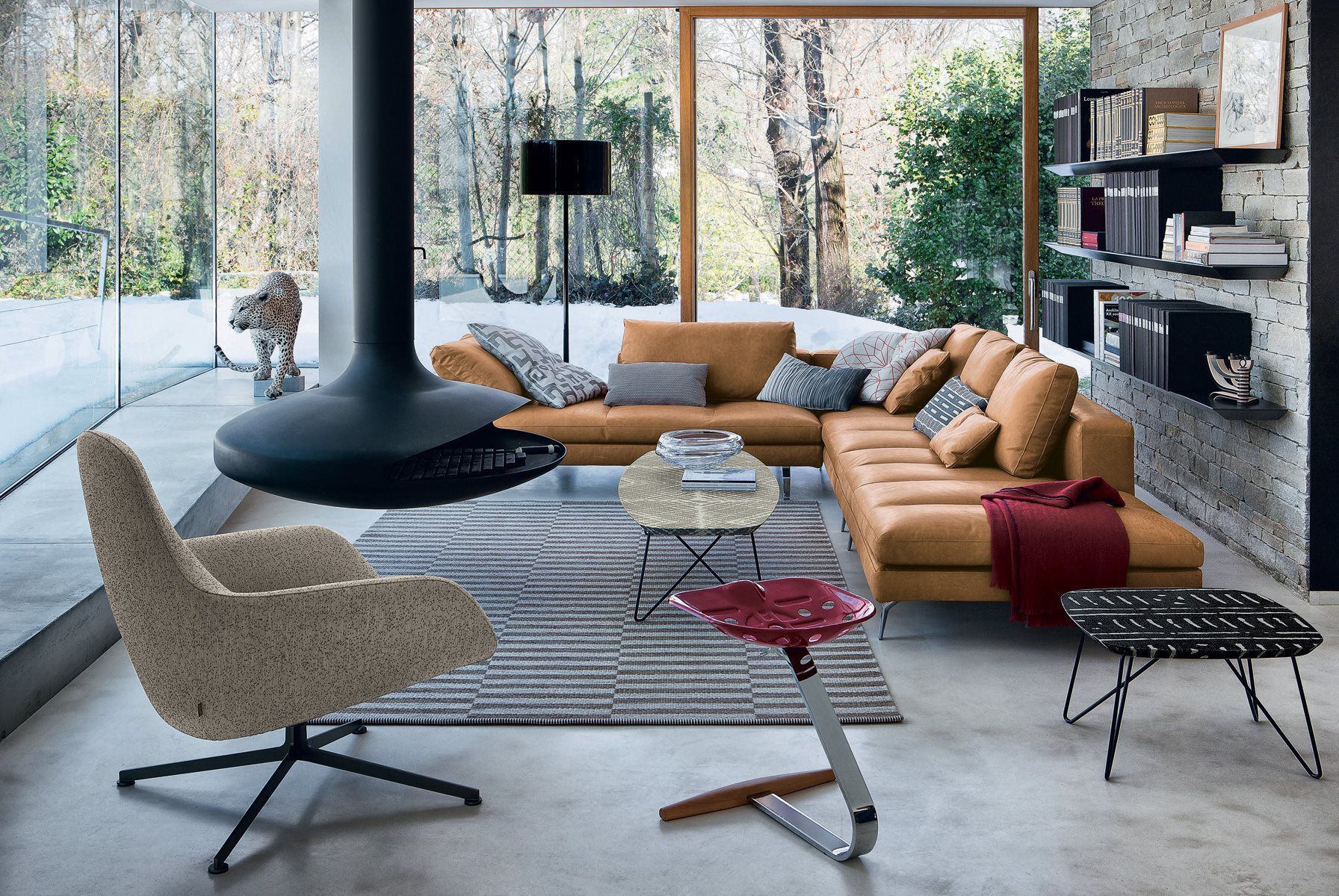 Табурет в промышленном стиле In Stock Zanotta ARCH-00144324 - Вид №9