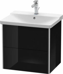 XS418004040 Тумбочка подвесная XSquare #XS4180 610 x 473 мм Черный глянцевый лак