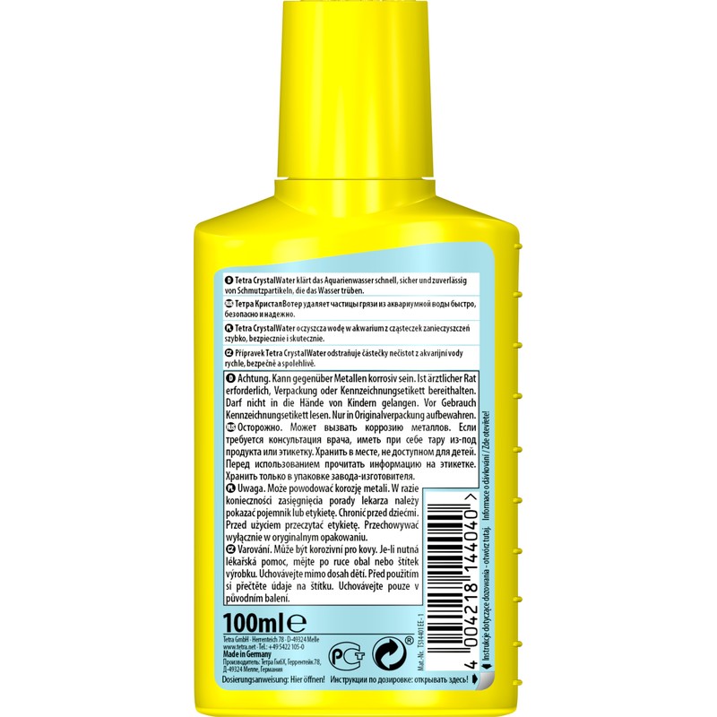 Т00017225 Кондиционер для очистки воды CrystalWater 100мл TETRA  - Вид №1
