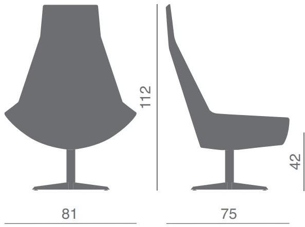 Kastel Кресло поворотное на 4-х спицах с подголовником Kayak sun-id-1513430 - Вид №2