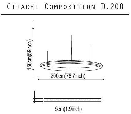 Quasar Металлический светодиодный подвесной светильник Citadel sun-id-1494930 - Вид №8