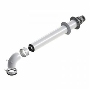 Горизонтальный коаксиальный дымоход De Dietrich 80/125мм