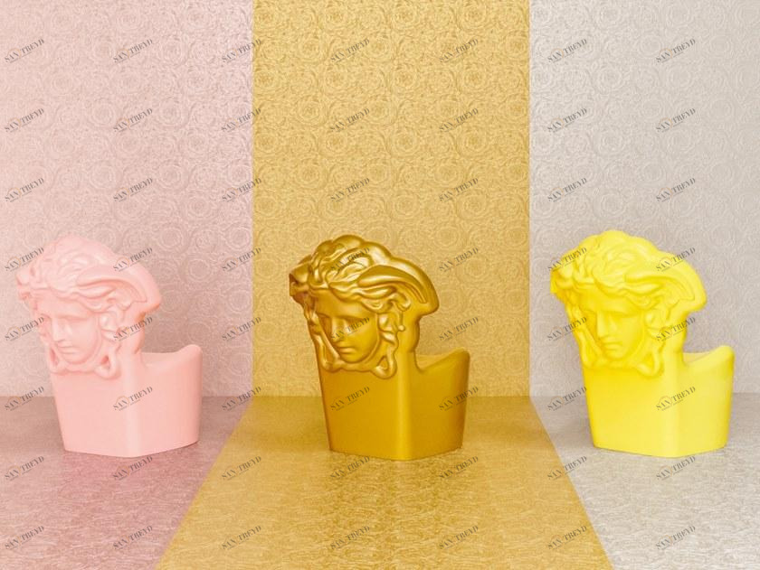 Architects Paper Металлические флизелиновые обои с цветочными мотивами Versace iv sun-id-1377772