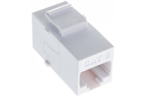 16394773 Соединитель Keystone, категория 6, RJ45-RJ45, неэкранированный, белый NMC-KJUE55C-WT NIKOMAX