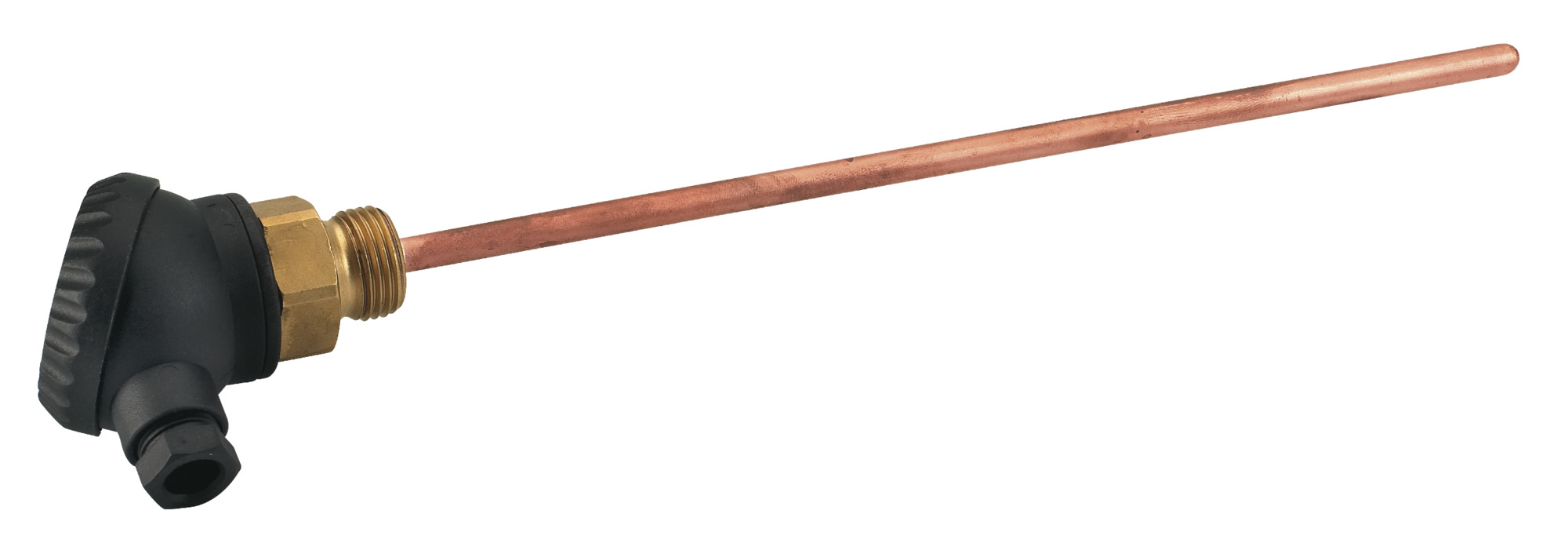 Danfoss Температурные датчики для погодных компенсаторов серии ECL Датчик т-ры погружной ESMU, медь, 100 мм 087B1180  - Вид №9