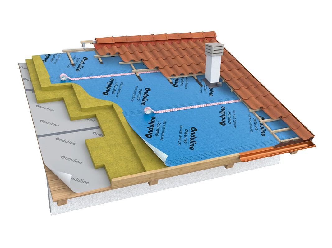 Паровая дышащая мембрана из полиуретановой пленки и полиэфирной ткани ONDULINE ITALIA ONDUTISS ARCH-00035884 - Вид №1