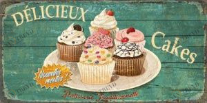 Tiffin пирожные 777.10 деколь 10х20 Kerama Marazzi 77710