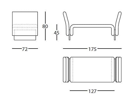Ткань Dormeuse SANCAL Diwan ARCH-00096621 - Вид №7