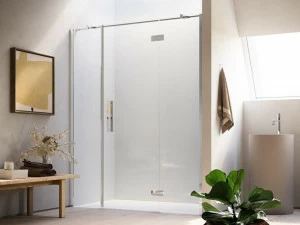 Glass1989 Хрустальная душевая ниша с распашной дверцей Showering