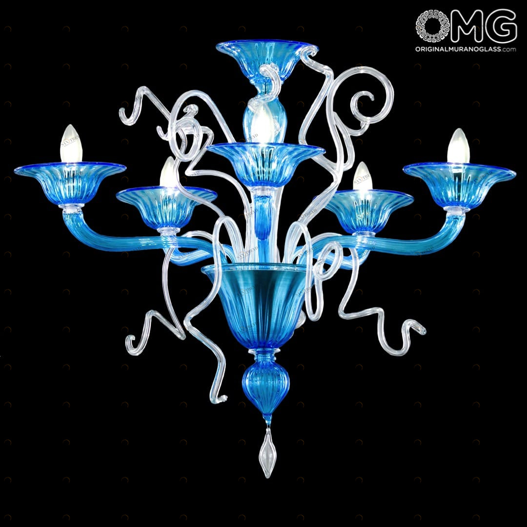 2153 ORIGINALMURANOGLASS Люстра Карнавал - Luxury - муранское стекло OMG  см CLASSICO